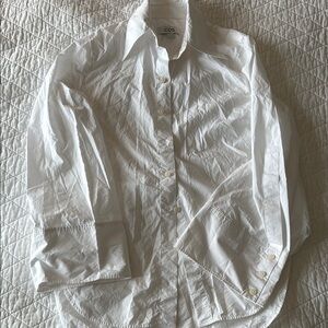 COS White Dress Shirt Crisp Cotton Business Attire